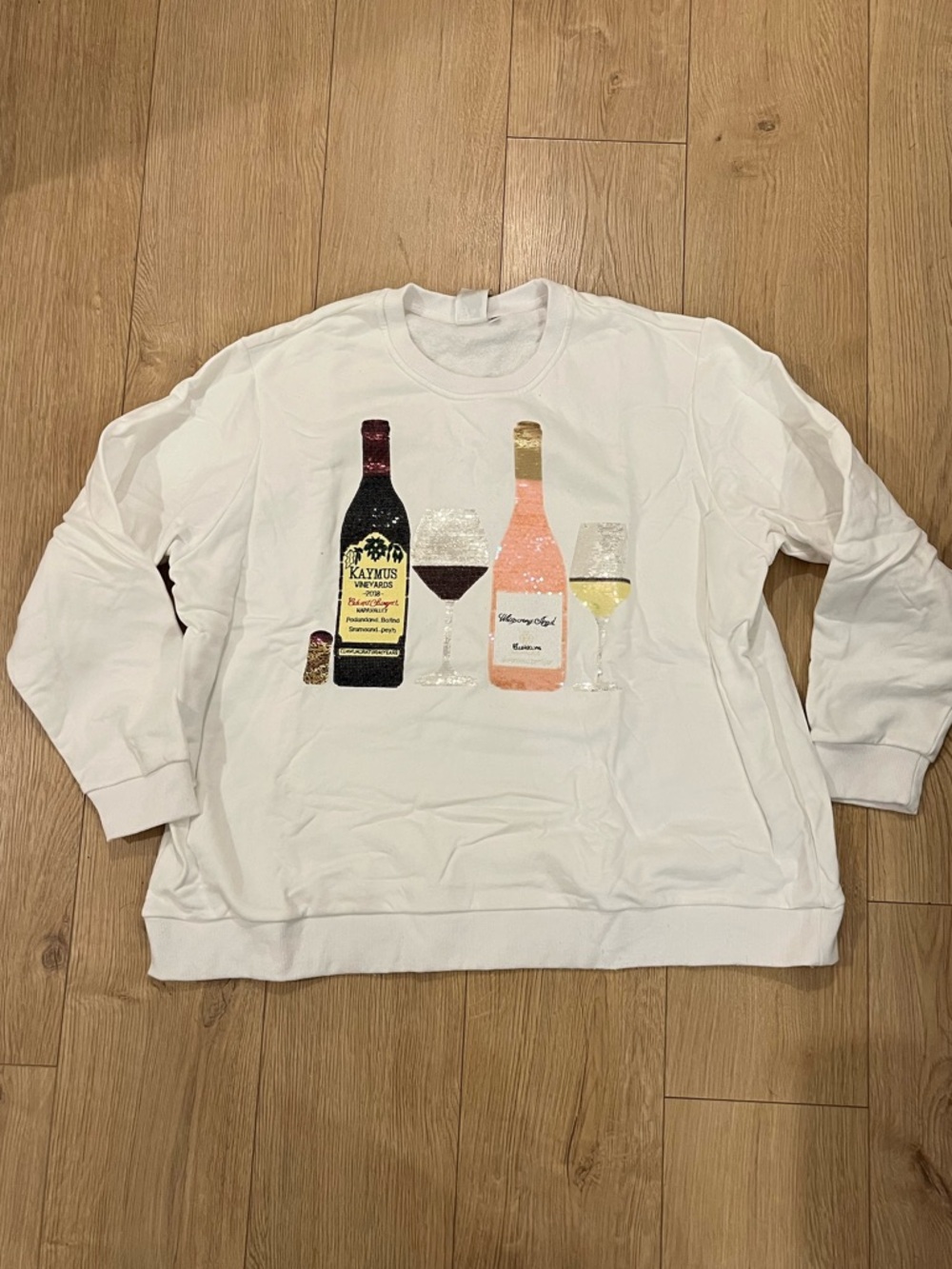 Queen of Sparkles Wine Sweatshirt